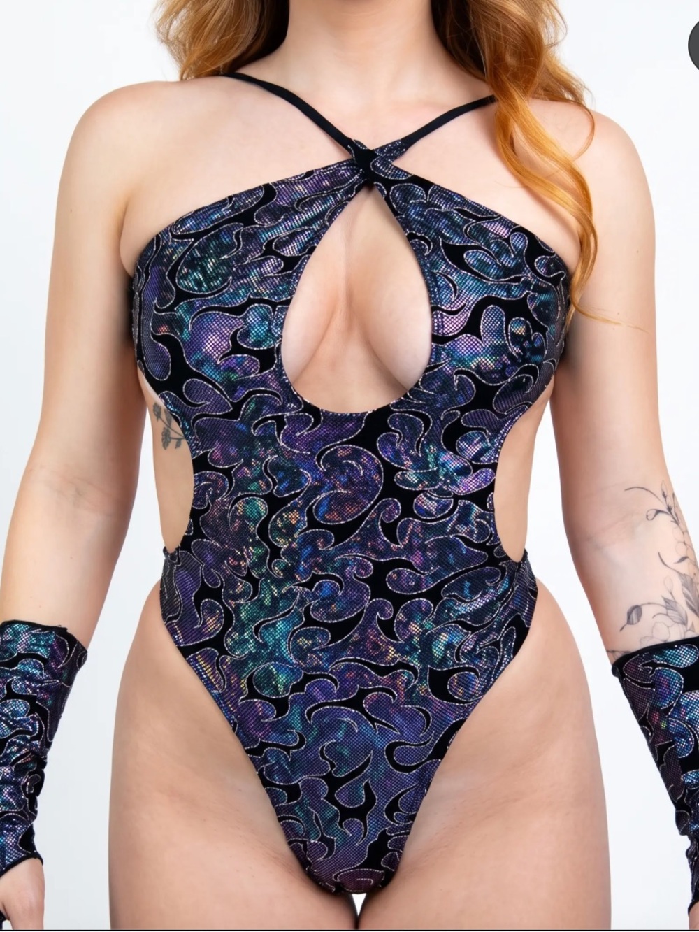 RAVE WEAR | Hellcat Halo Bodysuit